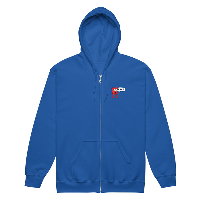Heart Rawr Woman zip hoodie