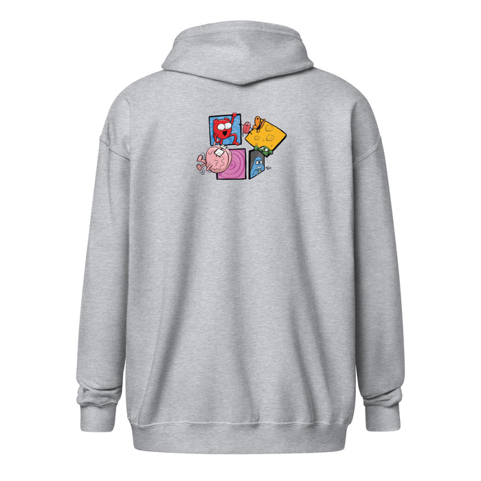 Breaking the 4th Panel zip hoodie