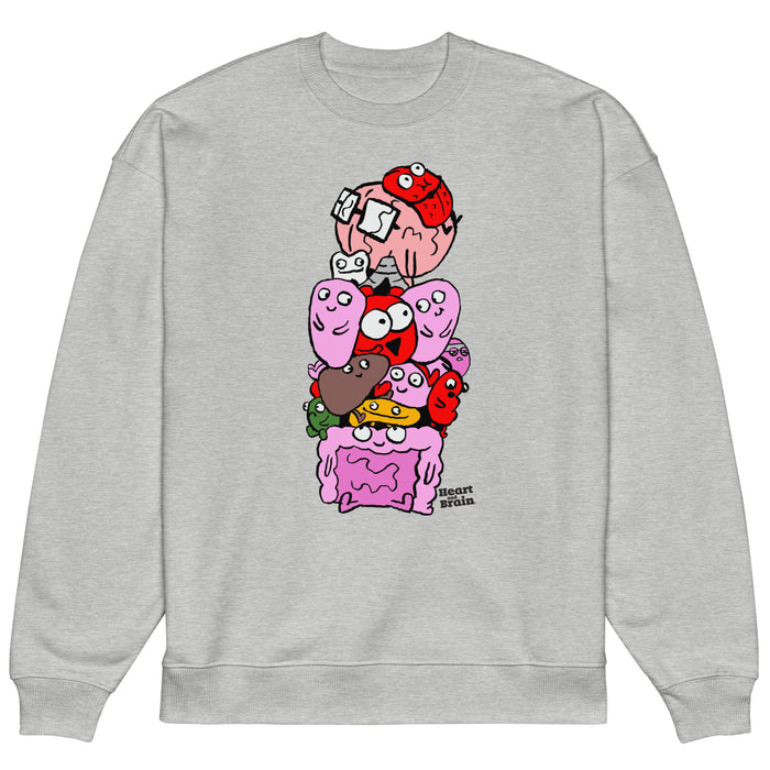 Organic Super Cozy OVERSIZED Organ Stack Sweatshirt