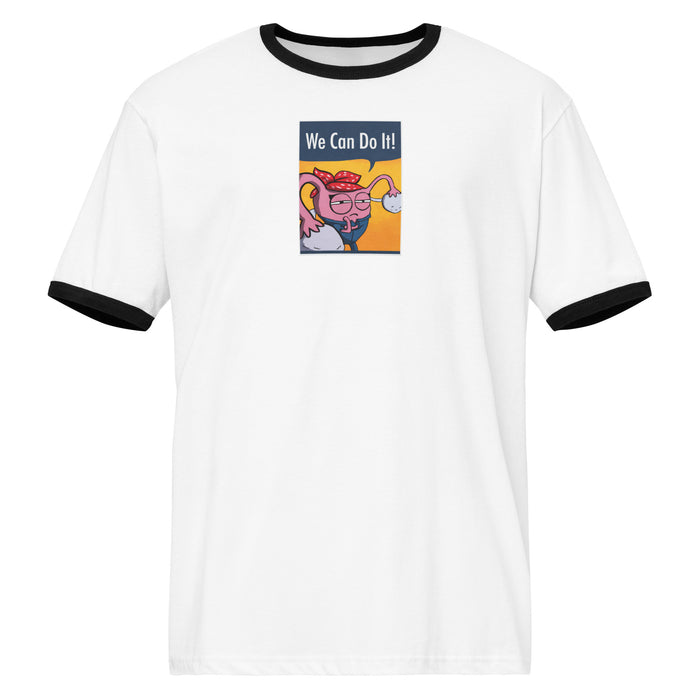 We Can Do It! Unisex ringer t-shirt