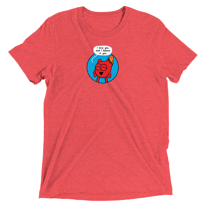 Heart Love You Circle Triblend t-shirt