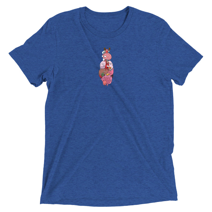 Anatomy Diagram Triblend t-shirt