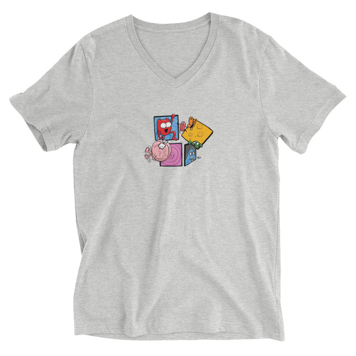 Breaking The 4th Panel Men V-Neck T-Shirt