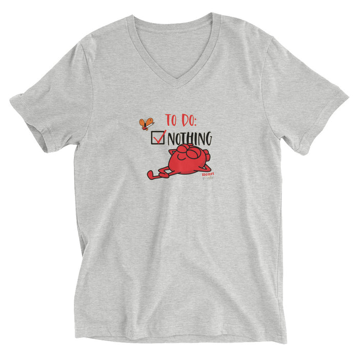 Heart Nothing Men V-Neck T-Shirt
