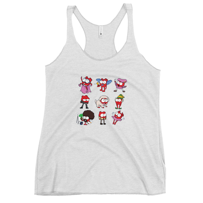 A Change of Heart Women's Triblend Tank