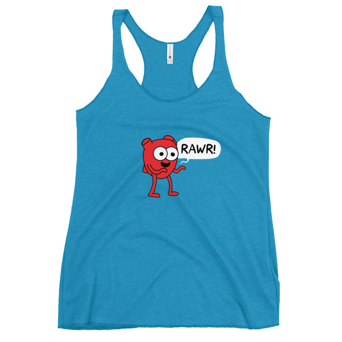 Heart Rawr Women's Triblend Tank