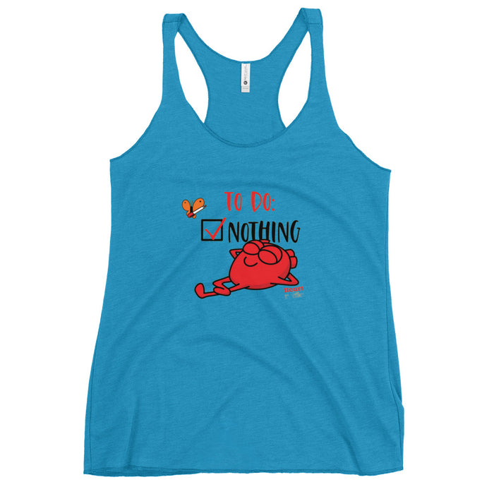 Heart Nothing Women's Triblend Tank