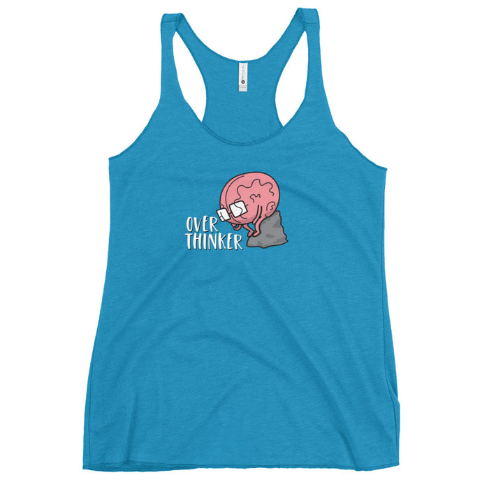 Brain Overthinker Women's Triblend Tank