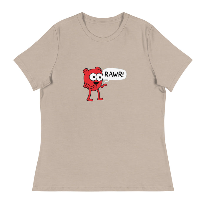 Heart Rawr Fitted T-Shirt