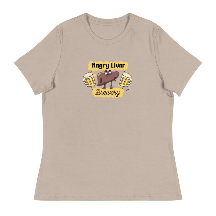 Angry Liver Brewery Fitted T-Shirt