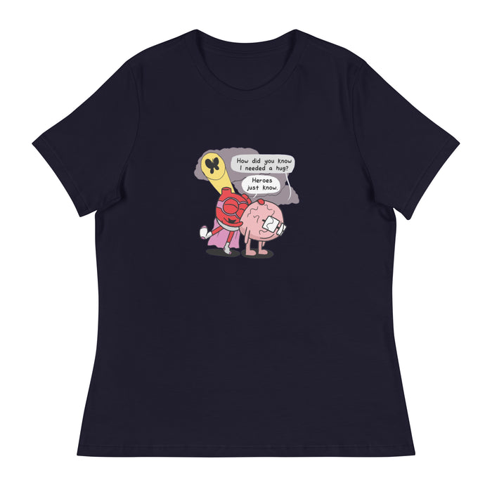 Heroes Just Know Fitted T-Shirt