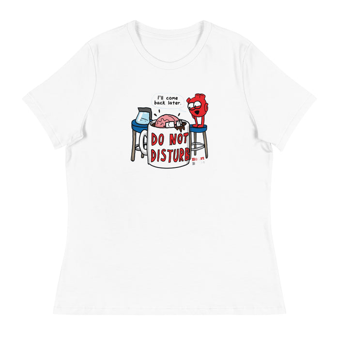 Do Not Disturb Fitted T-Shirt