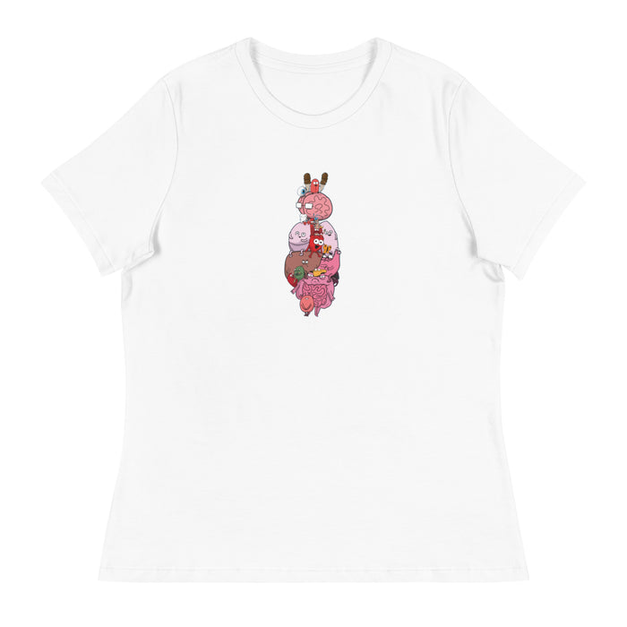 Anatomy Diagram Fitted T-Shirt