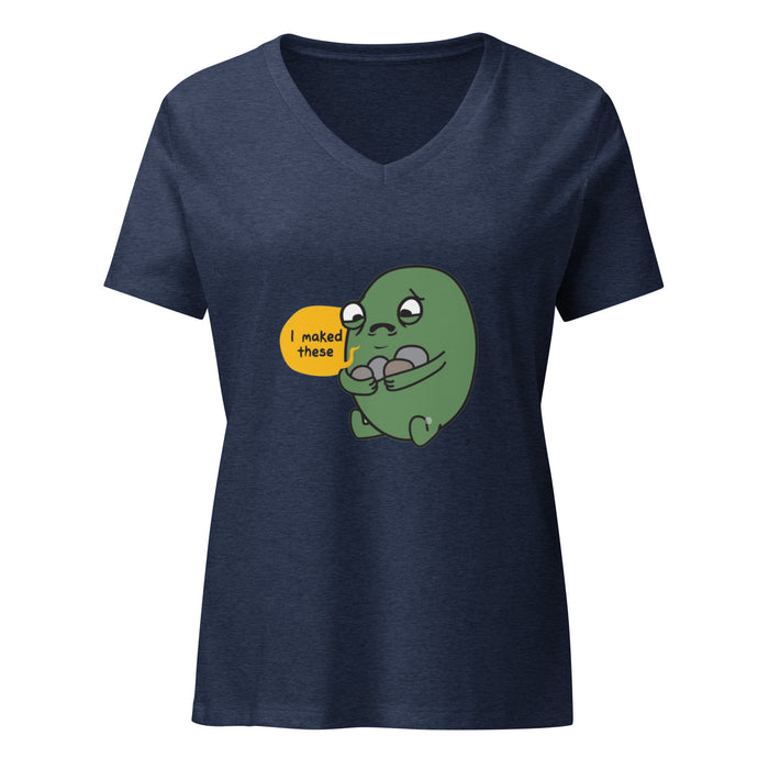 Sad GB I Maked These Women’s relaxed v-neck t-shirt