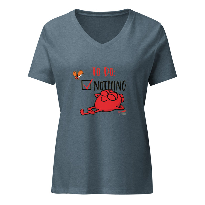 Heart Nothing Women’s relaxed v-neck t-shirt