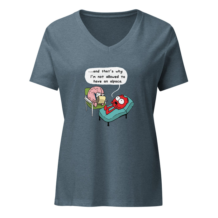 Alpaka Women’s relaxed v-neck t-shirt