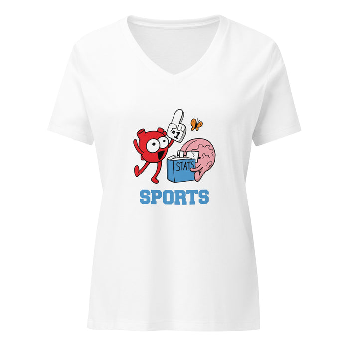 Sports Women’s relaxed v-neck t-shirt