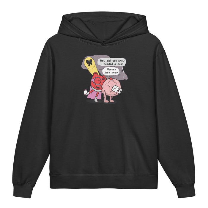 Heroes Just Know Kids hooded sweatshirt