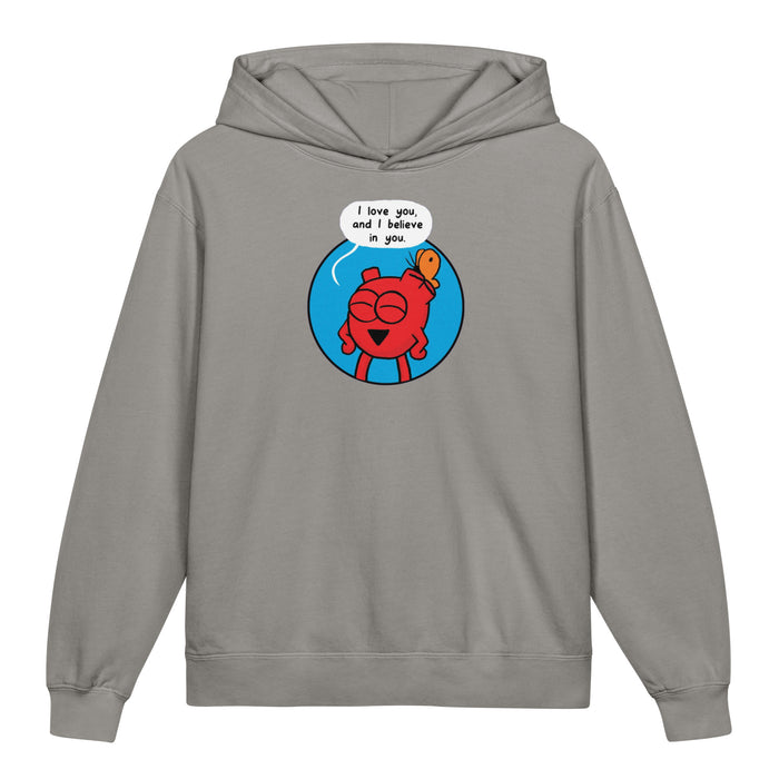 Heart Love You Circle Kids hooded sweatshirt