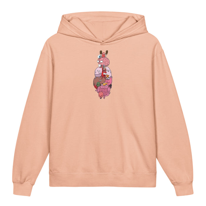 Anatomy Diagram Kids hooded sweatshirt