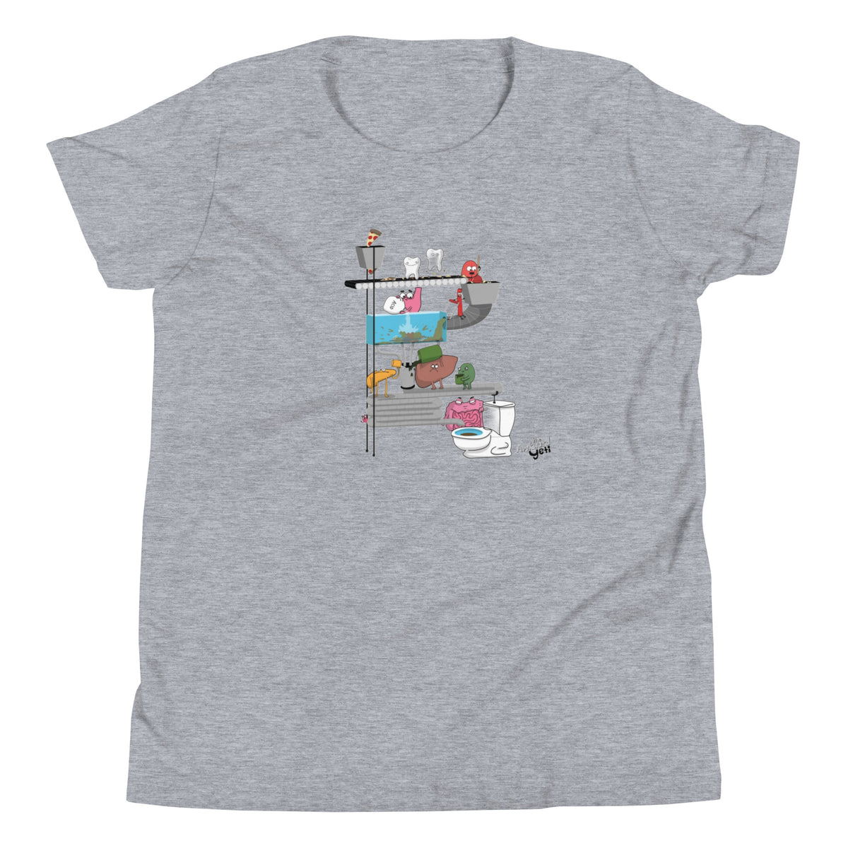 Digestive System Kids T-Shirt