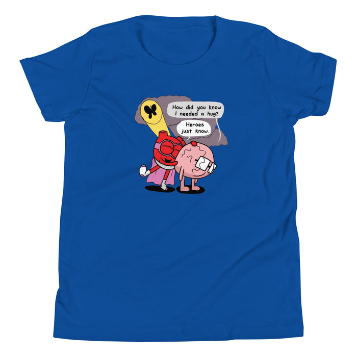 Heroes Just Know Kids T-Shirt