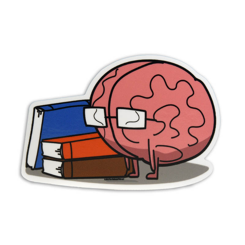 Brain Die-Cut Sticker