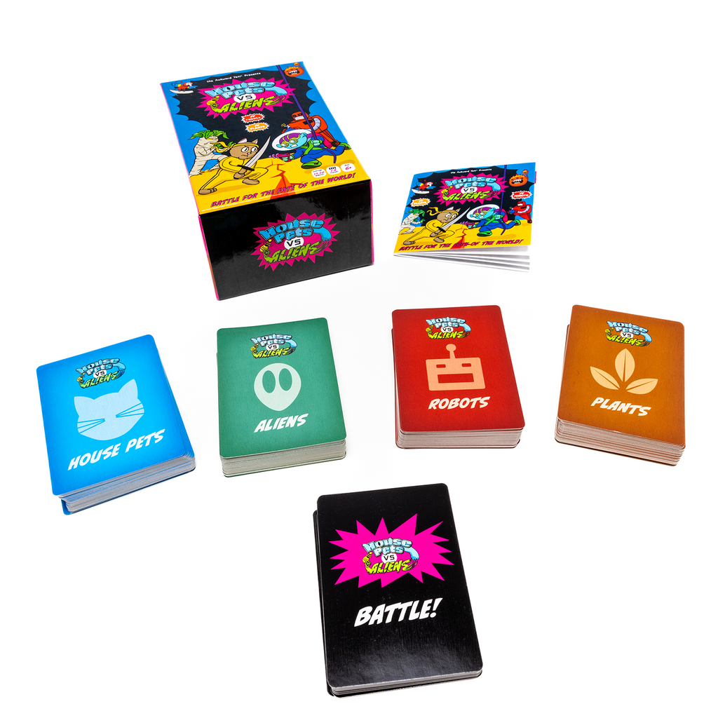 House Pets vs Aliens Card Game