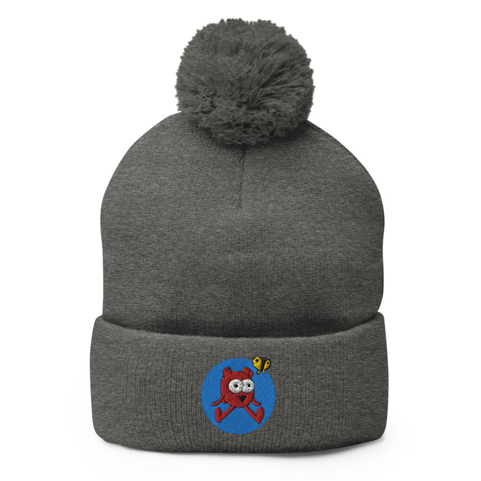 Heart and Butterfly Knit Cap