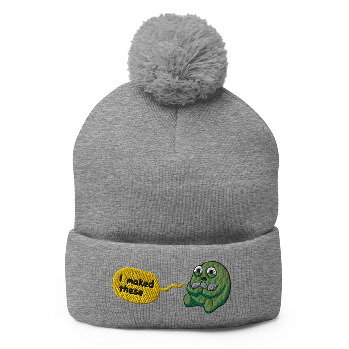 Sad Gallbladder "I Maked These" Knit Cap