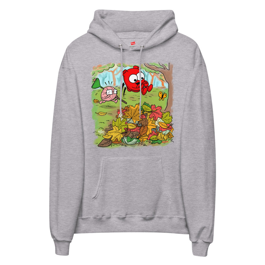 Heart and Brain Autumn Hoodie the Awkward Store